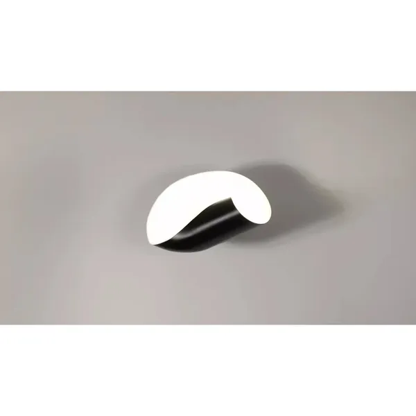 Conche Wall Lamp Small Black