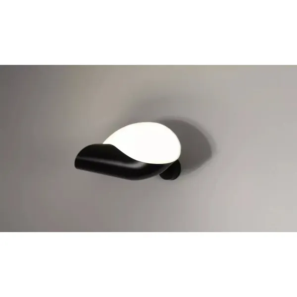 Conche Wall Lamp Small Black