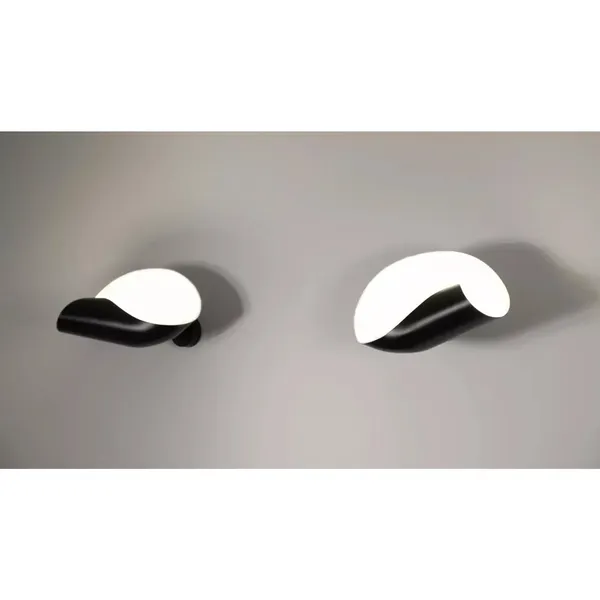Conche Wall Lamp Small Black