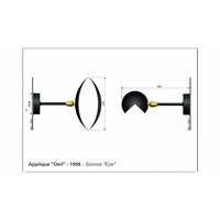 Eye Wall Lamp Small Black