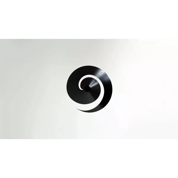 Snail Loftlampe Ø85 Sort