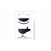 Saturnus Desk Lamp Black