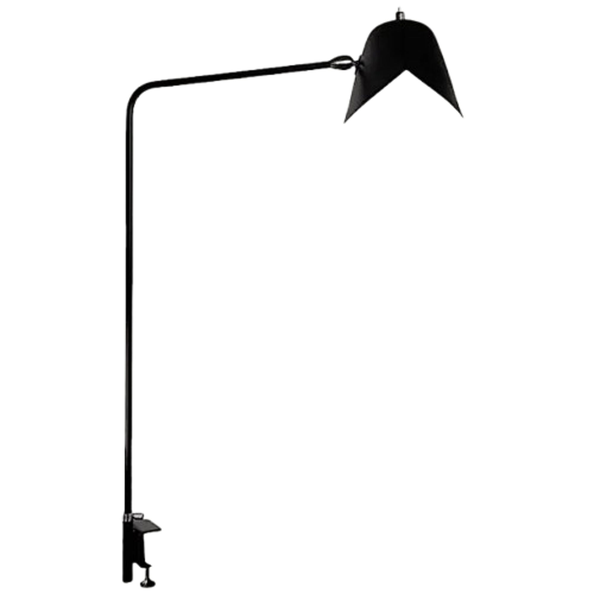 Simple Agrafée Skrivebordslampe Sort