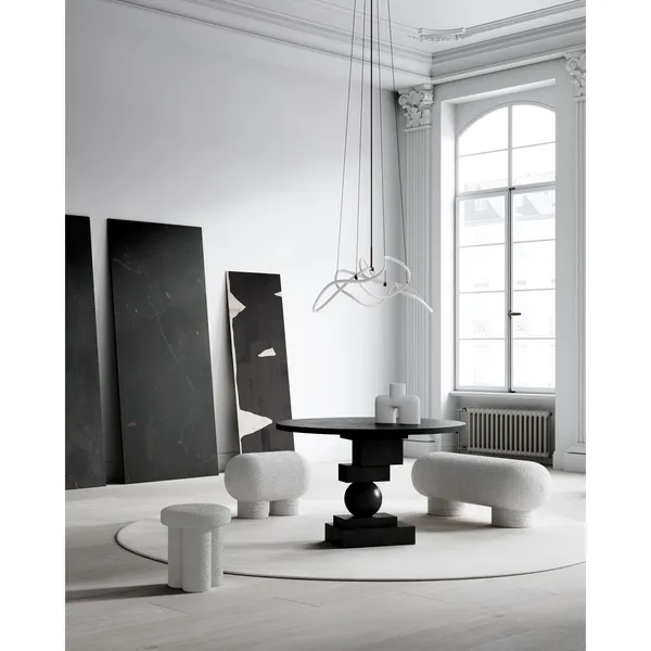 Artist Dining Table Ø120 Coffee
