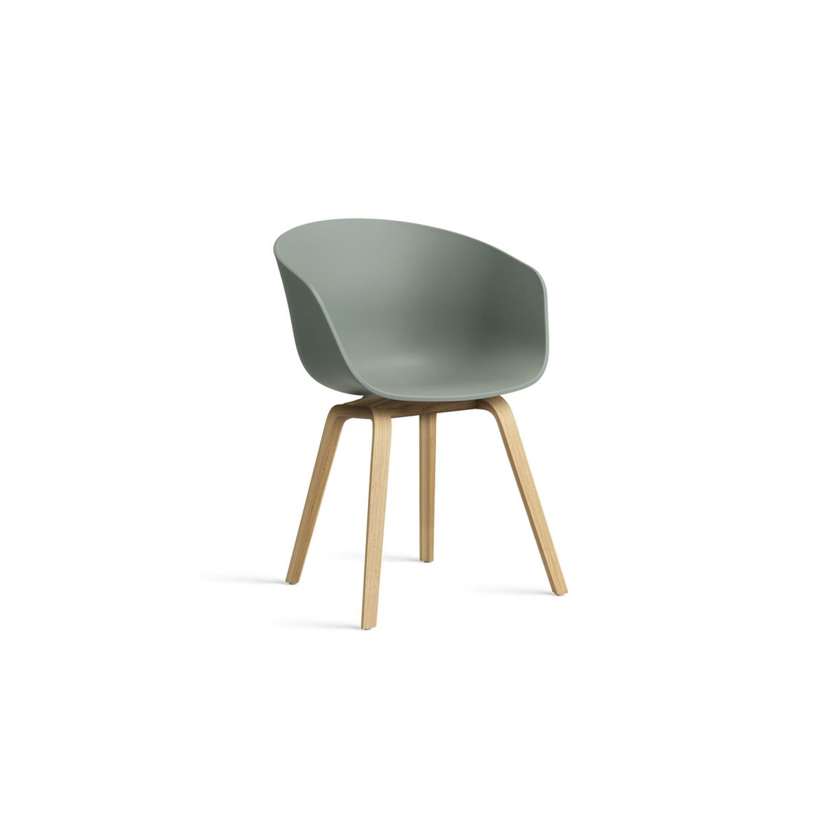 Silla de comedor AAC22 Roble/Verde otoño