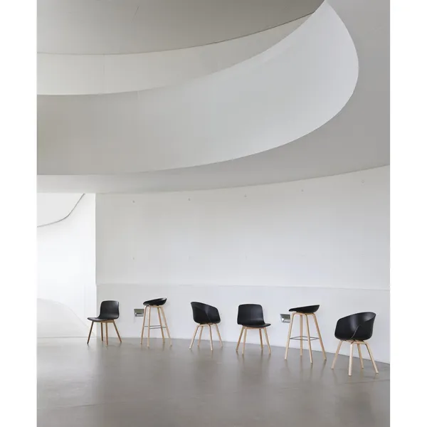 AAC23 Dining Chair Oak/Metaphor 014