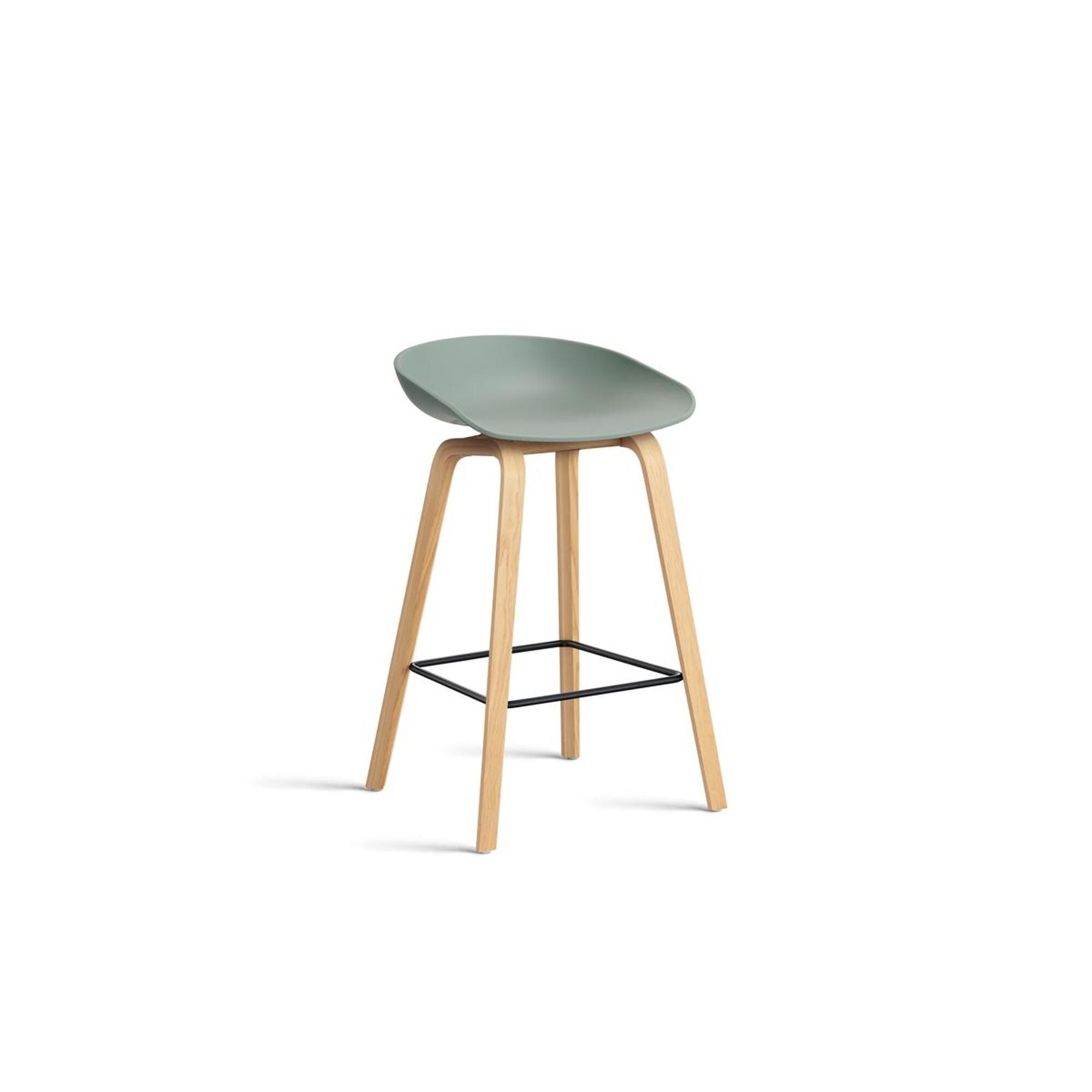 AAS32 Barstol H65 Eg/Stål/Fall Green