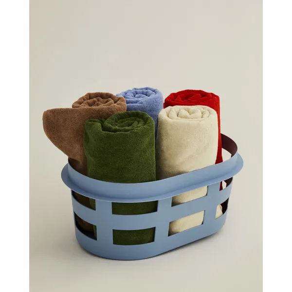 Korb Recycled Basket Klein Soft Blue
