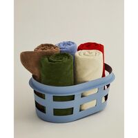 Korb Recycled Basket Klein Soft Blue