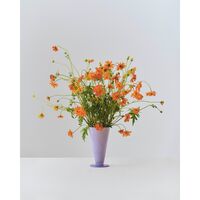 Klein Konischer -Vase, Hellblau/ Blau