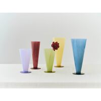 Conical Vase Medium Rose/Dark Red