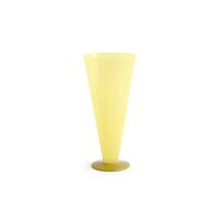 Conical Vase Stor Gul/Limegrøn