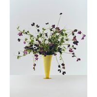 Conical Vase Stor Gul/Limegrøn