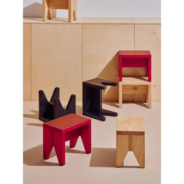 Manolito Stool Short Black