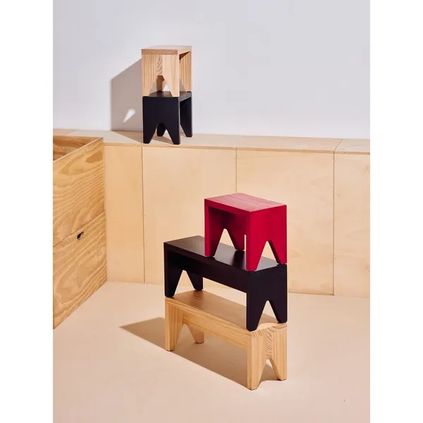 Manolito Stool Short Black