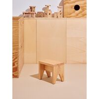 Manolito Stool Short Natural