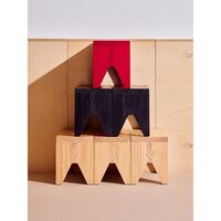 Manolito Stool Short Red