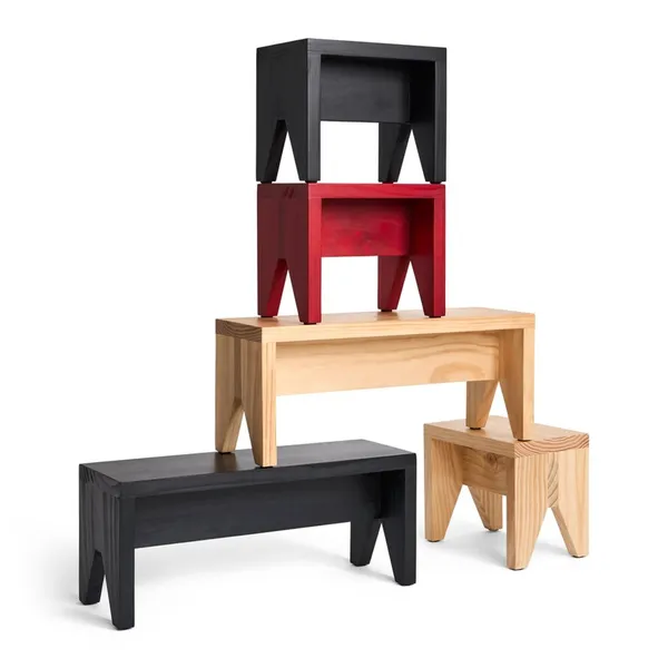 Manolito Stool Long Black