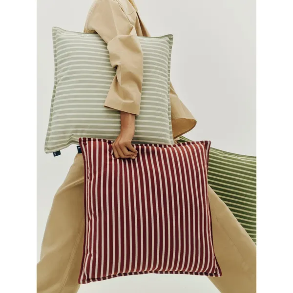 Terrazza Cushion 50x50 Terracotta Bold Stripe