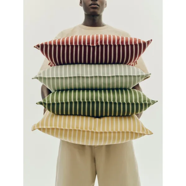 Terrazza Cushion 50x50 Terracotta Bold Stripe