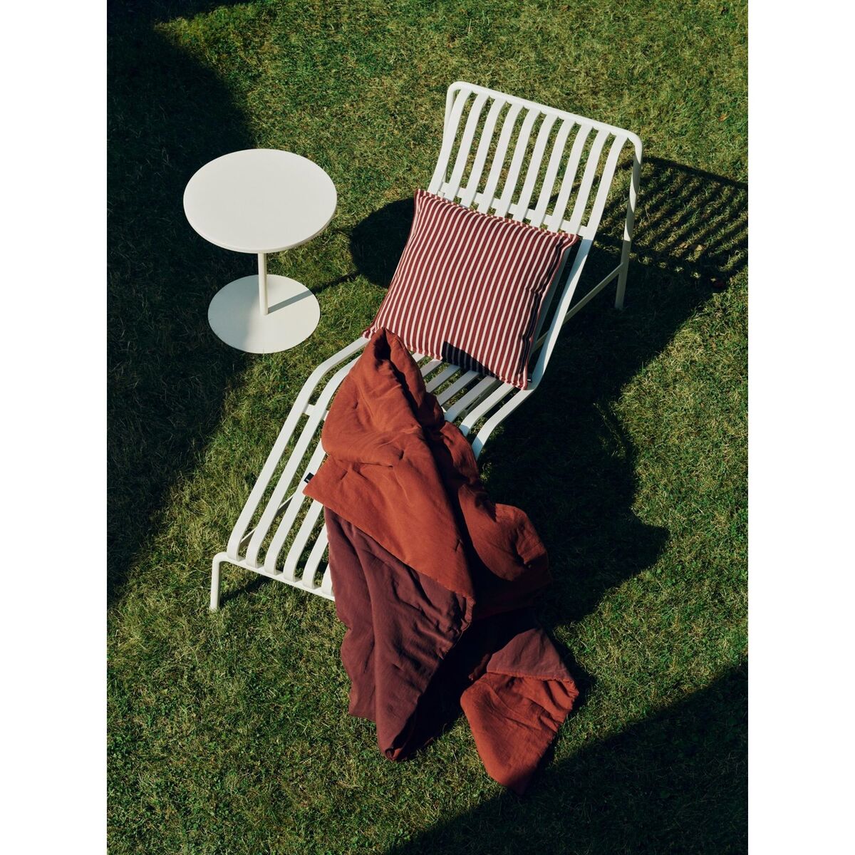Terrazza Cushion 50x50 Terracotta Bold Stripe