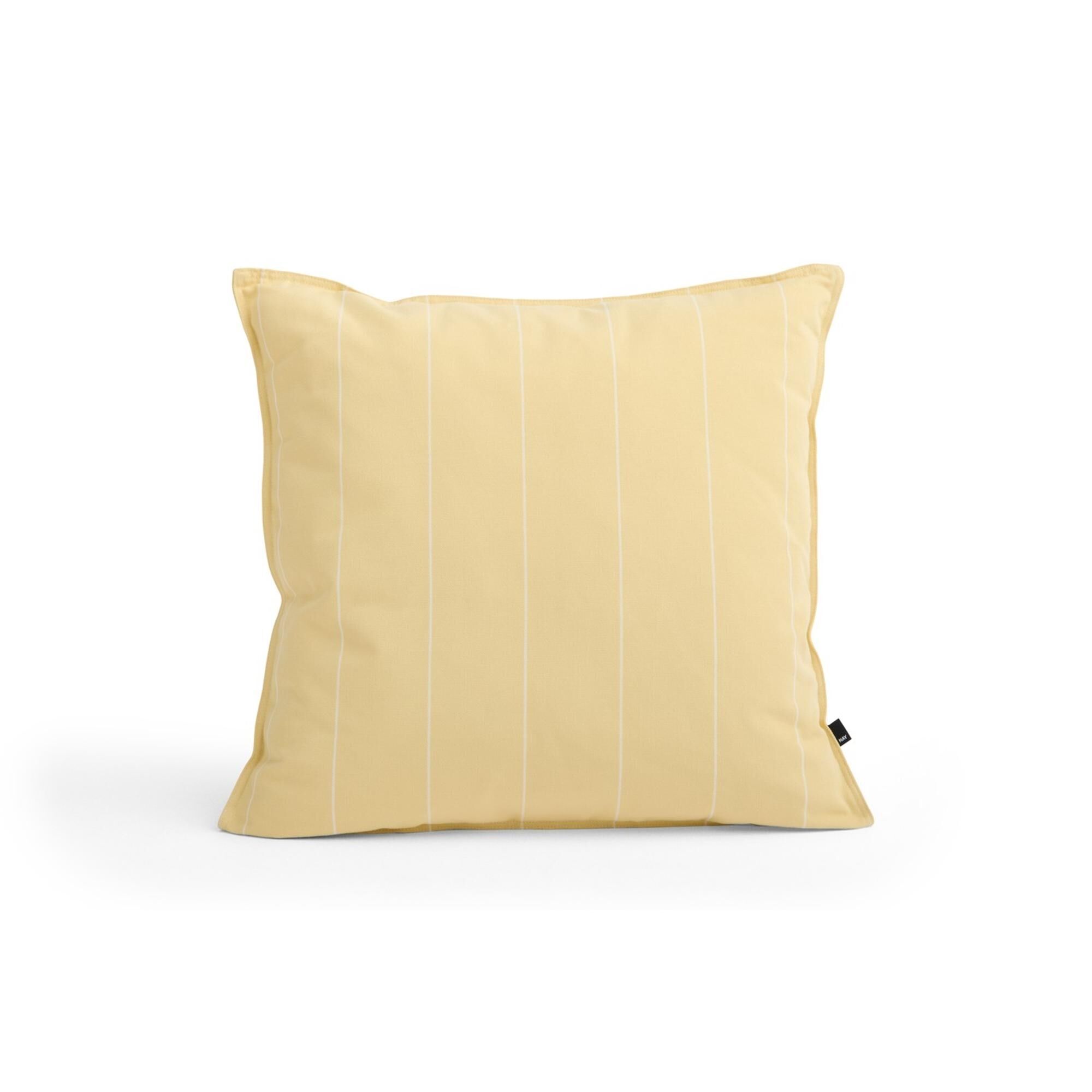 Coussin Terrazza 60x60 Cm, Rayures Étroites Jaunes,