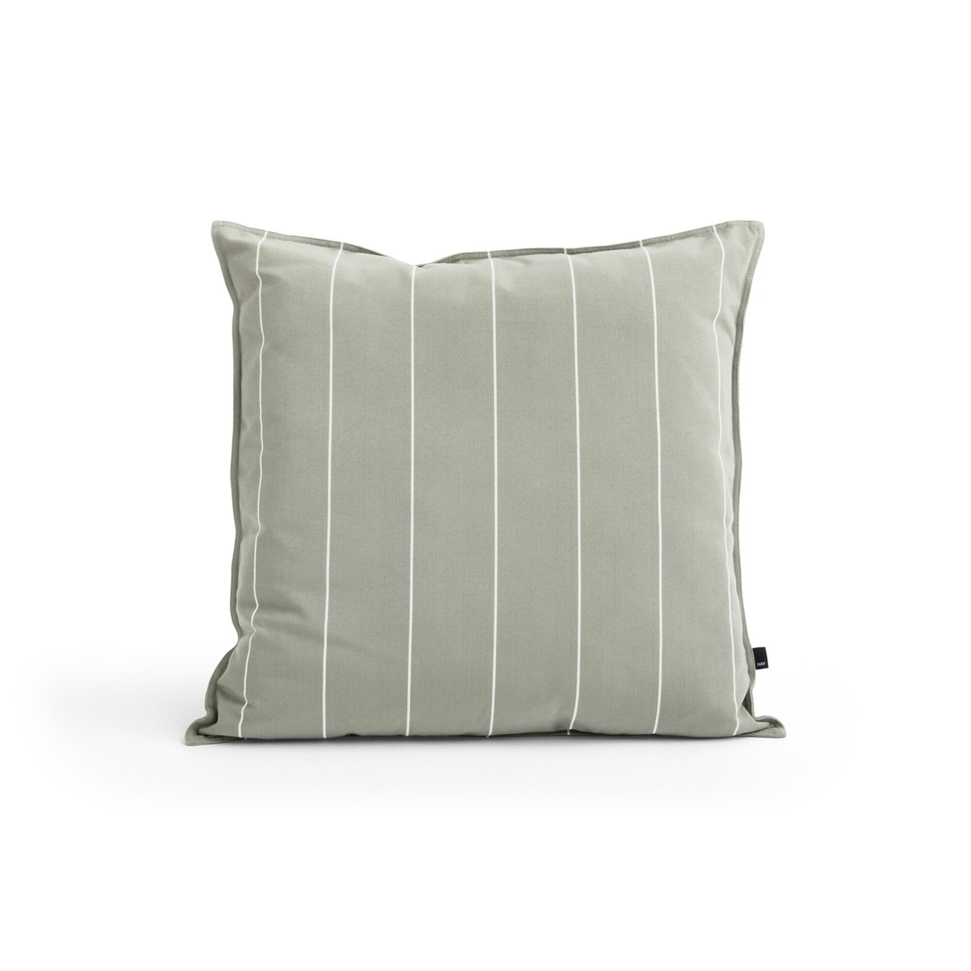 Coussin Terrazza 60x60 Cm, Rayures Étroites Grises,