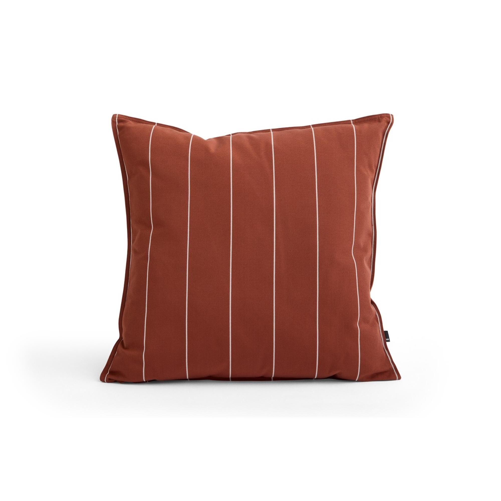 Coussin Terrazza 60x60 Cm, Rayures Étroites Couleur Terre Cuite