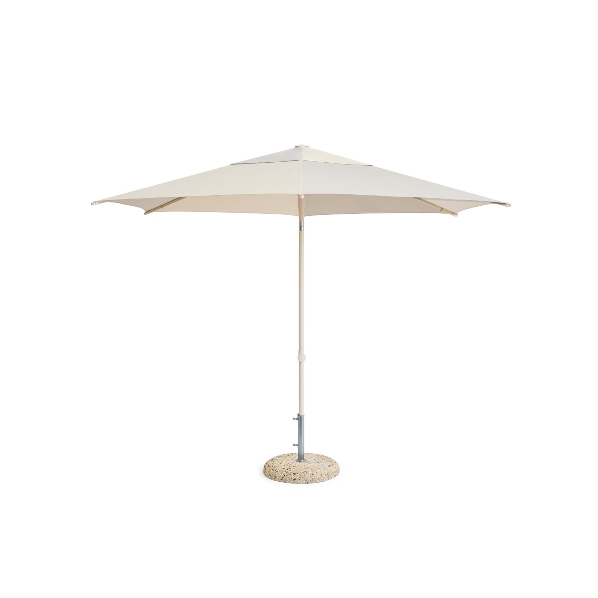 Terrazza Hexagon Parasol Off-White/Gr