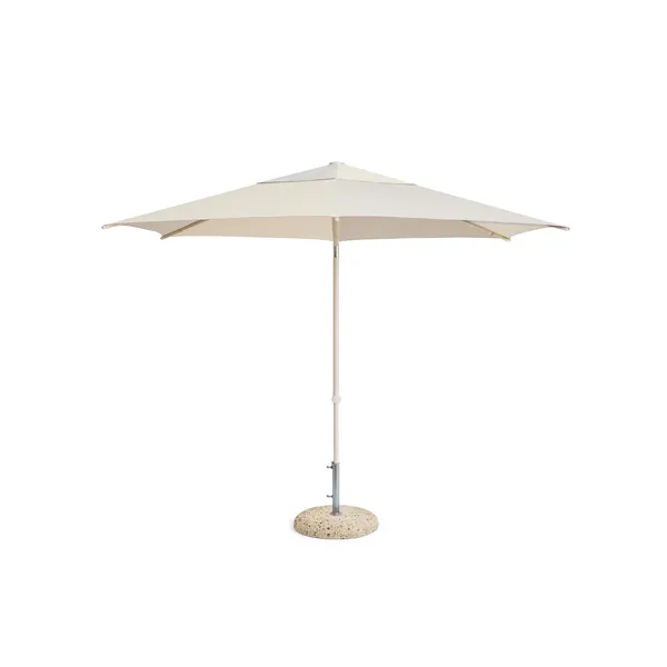 Sombrilla Hexagonal Terrazza Blanco Roto/ Gris
