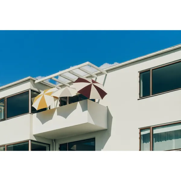 Sombrilla Hexagonal Terrazza Blanco Roto/ Gris