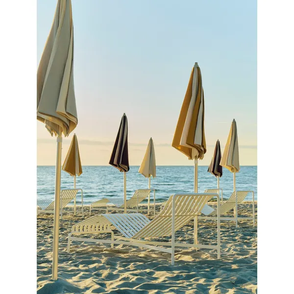 Sombrilla Hexagonal Terrazza Blanco Roto/ Gris
