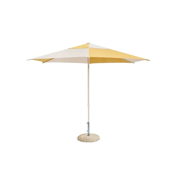 Sombrilla Hexagonal Terrazza Blanco Roto/ocre