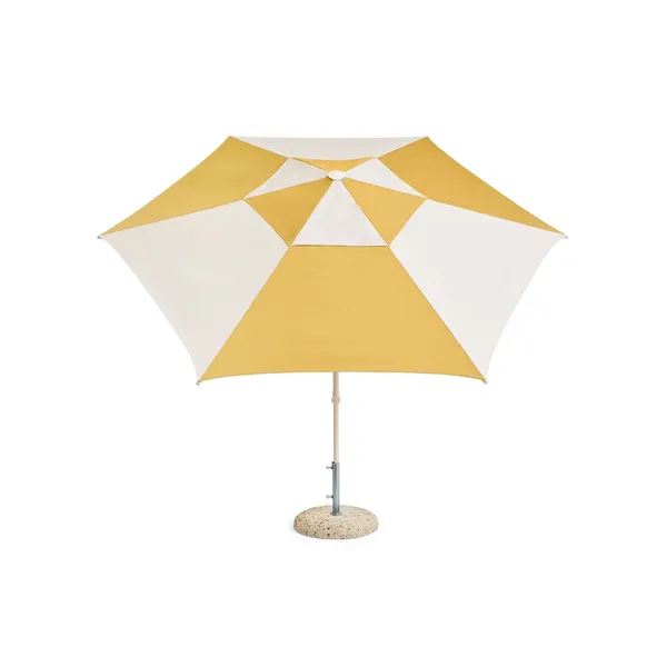Sombrilla Hexagonal Terrazza Blanco Roto/ocre
