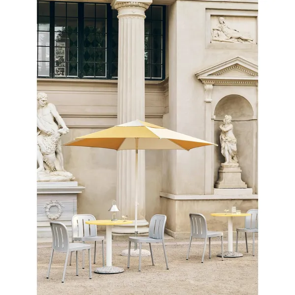 Sombrilla Hexagonal Terrazza Blanco Roto/ocre