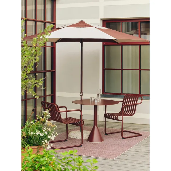 Sombrilla Hexagonal Terrazza Blanco Roto/ocre