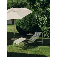 Terrazza Hexagon Parasol Off-White/ Burgundy