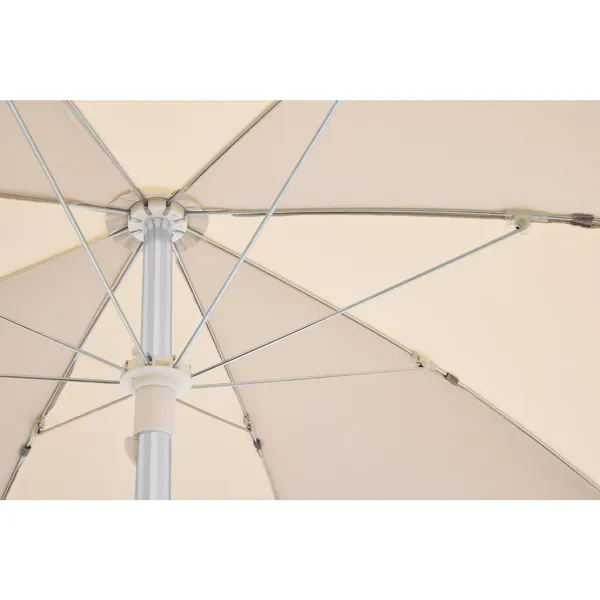 Terrazza Octagon Parasol Off-White/ Gray