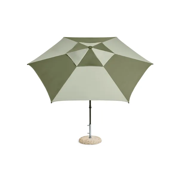 Terrazza Hexagon Parasol Green/ Dark Green