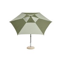 Terrazza Hexagon Parasol Green/ Dark Green