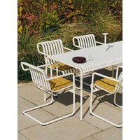 Terrazza Seat Cushion 40x40 Grey Bold Stripe