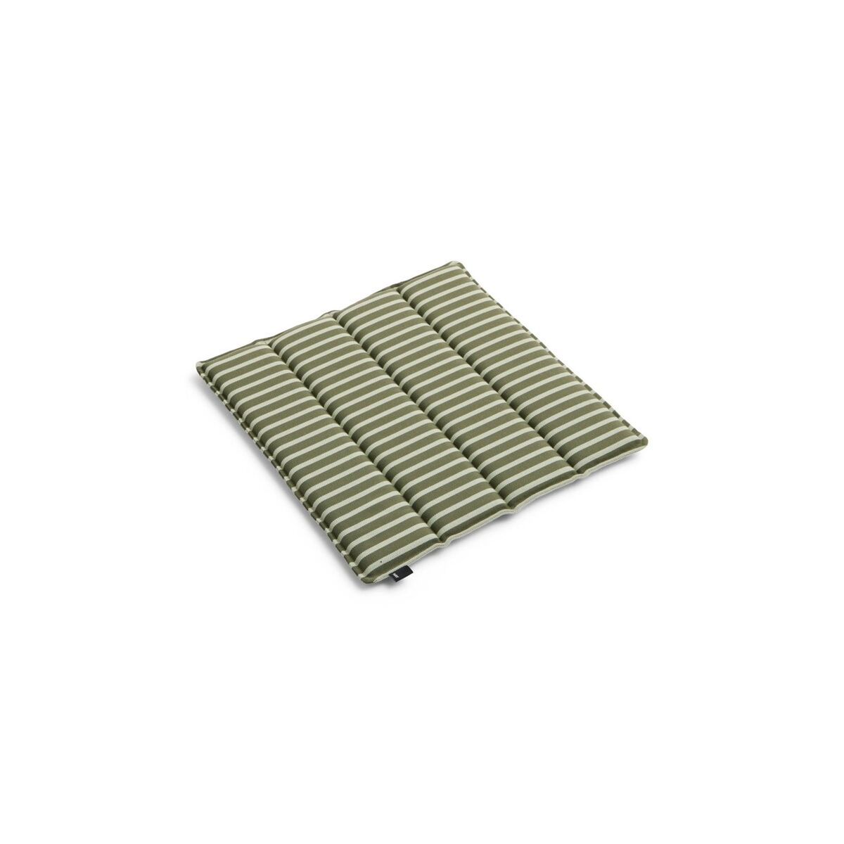 Terrazza Seat Cushion 40x40 Olive Bold Stripe