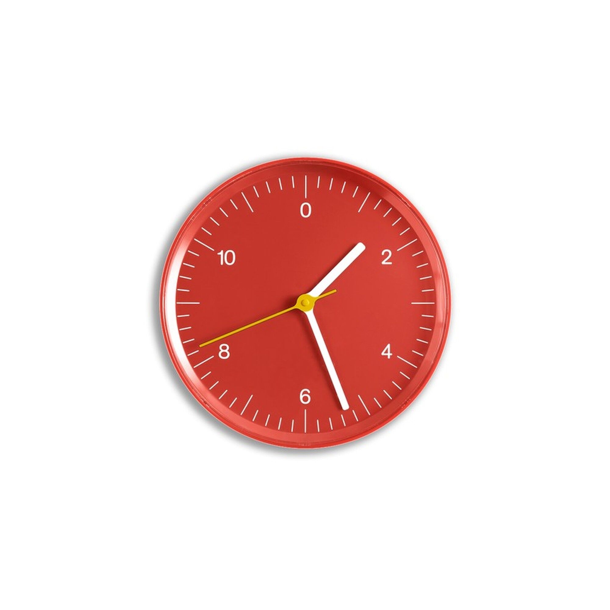Wanduhr (Recycled) Rot