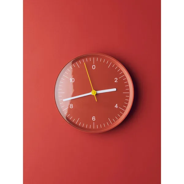 Wall Clock (Recycled) Red
