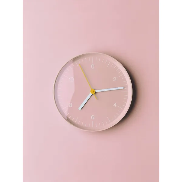 Wall Clock (Recycled) Pink