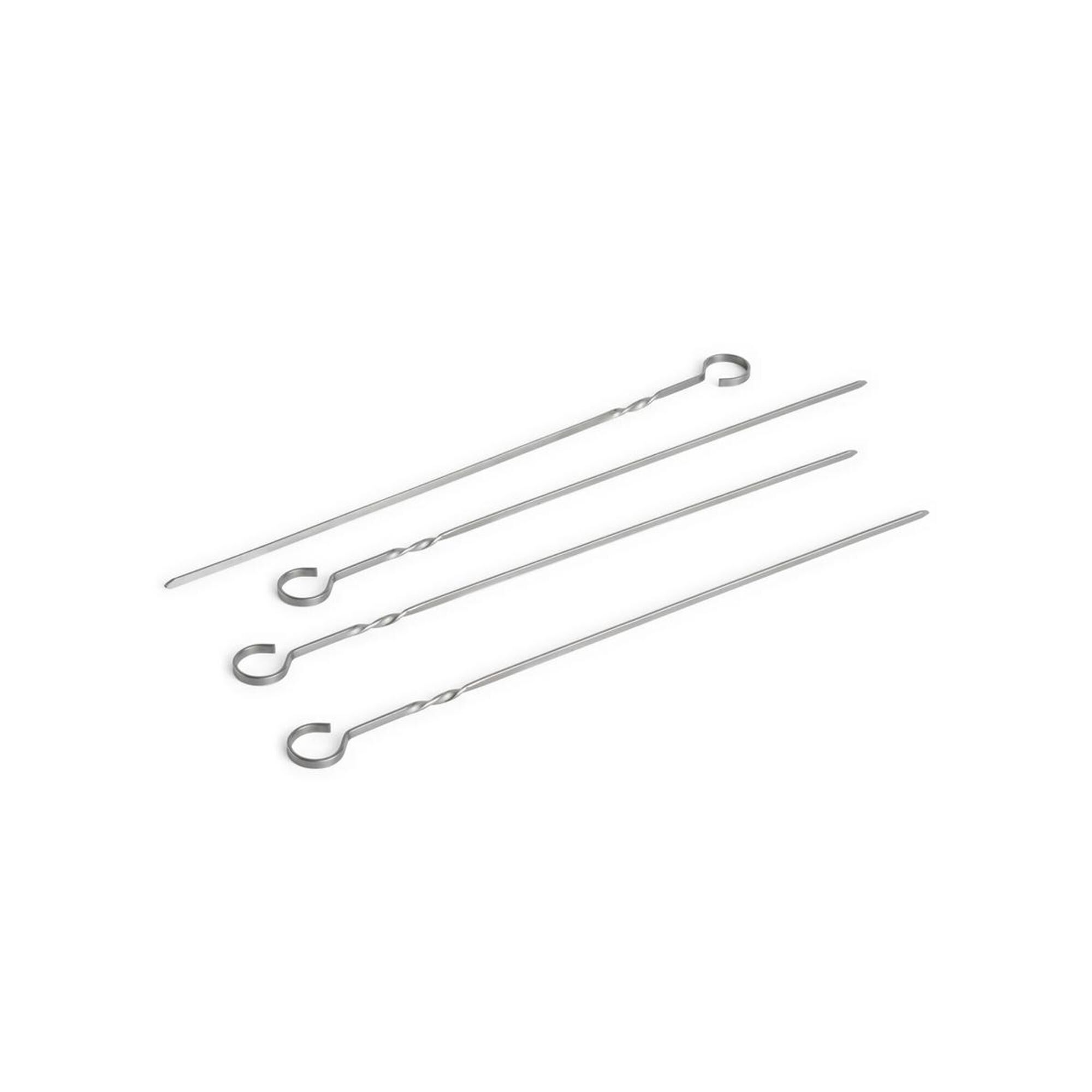 Brochettes de Barbecue Outdoor Market, Lot de 4, en Acier Inoxydable