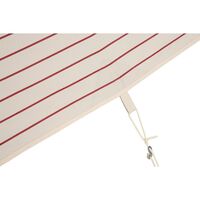 Utomhusmarknadstak Beige/ Röd