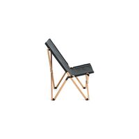 Outdoor Markt-Klappstuhl Schwarz/ Beige