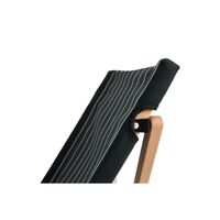 Outdoor Markt-Klappstuhl Schwarz/ Beige