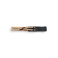 Outdoor Markt-Klappstuhl Schwarz/ Beige